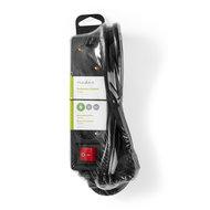 Nedis Stekkerdoos | Randaarde stekker / Type F (CEE 7/7) | 3-wegs | 1.5 m | 3680 W | 16 A | Zwart | 1 stuks - EXSO315F2BK - EXSO315F2BK Nedis Stekkerdoos | Randaarde stekker / Type F (CEE 7/7) | 3-wegs | 1.5 m | 3680 W | 16 A | Zwart | 1 stuks - EXSO315F2BK - EXSO315F2BK