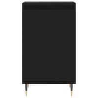 Dressoirs 2 st 40x35x70 cm bewerkt hout zwart - thumbnail