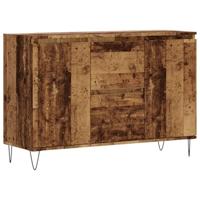 Dressoir 104x35x70 cm bewerkt hout oud houtkleurig - thumbnail