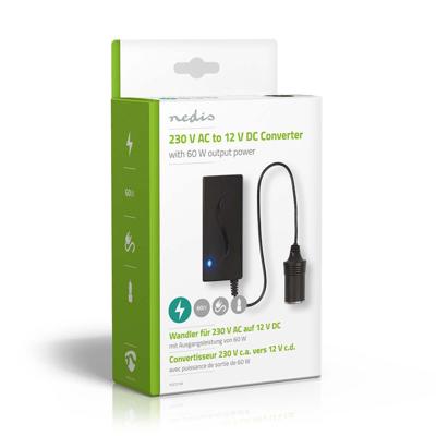 Spanningsomvormer | 230 V AC - 12 V DC | 60 W Spanningsomvormer | 230 V AC - 12 V DC | 60 W