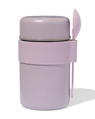 HEMA Voedselcontainer 450ml rvs roze (roze)