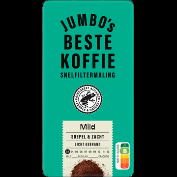 Jumbo&apos;s Beste Koffie Snelfiltermaling Mild 250 g