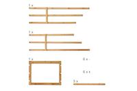 Handdoekrek bamboe - thumbnail