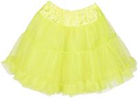 Dames Petticoat De Luxe Neon Geel - thumbnail