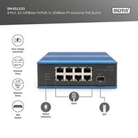 Digitus DN-651133 Industrial Ethernet Switch 8 + 1 poorten 10 / 100 MBit/s PoE-functie - thumbnail