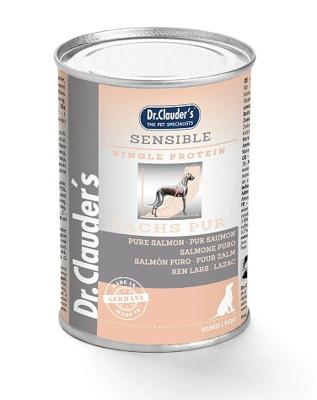 Dr. Clauder&apos;s Sensible puur zalm natvoer hond 6 x 375 g