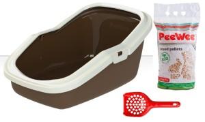 Peewee Startpakket Kattenbak Ecodome - Zwart Peewee Startpakket Kattenbak Ecodome - Zwart