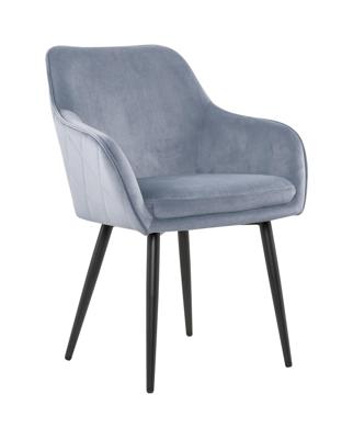 Artistiq Eetkamerstoel 'Juna' Velvet, kleur grijs Artistiq Eetkamerstoel 'Juna' Velvet, kleur grijs