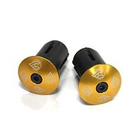 Cinelli Milano Stuurdoppen - Geel Anodised - thumbnail