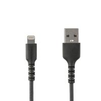 StarTech.com Premium USB-A naar Lightning Kabel 1m Zwart - USB Type A naar Lightning Charge & Sync Oplaadkabel - Verstevigd met Aramide Vezels - Apple MFi Cert. - iPad Air iPhone12 (RUSBLTMM1MB) - thumbnail