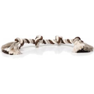 Flossytouw hondenspeeltje 4 knopen multi 360 gram Flossytouw hondenspeeltje 4 knopen multi 360 gram