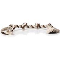 Flossytouw hondenspeeltje 4 knopen multi 360 gram - thumbnail