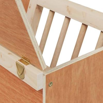 Hooiruif voor konijnen 25x18,5x20,5 cm massief vurenhout Hooiruif voor konijnen 25x18,5x20,5 cm massief vurenhout