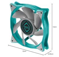 Iceberg Thermal IceGALE PC-ventilator Turquoise - thumbnail