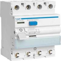 Hager CFA463D Aardlekschakelaar A 4-polig 63 A 0.3 A 400 V - thumbnail