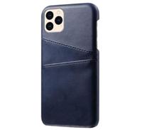 Casecentive Leren Wallet back case iPhone 12 / iPhone 12 Pro blauw - thumbnail