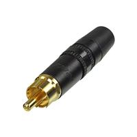 Rean NYS373-0 RCA kabeldeel zwart - thumbnail