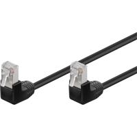 goobay Patchkabel Cat 5e 2x90° F/UTP 3m - thumbnail