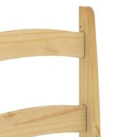Eetkamerstoelen 2 st 40x46x99 cm massief grenenhout - thumbnail