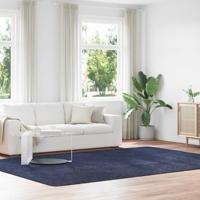 Hoogpolig vloerkleed NAVARRA 240x340 cm polyester marineblauw - thumbnail