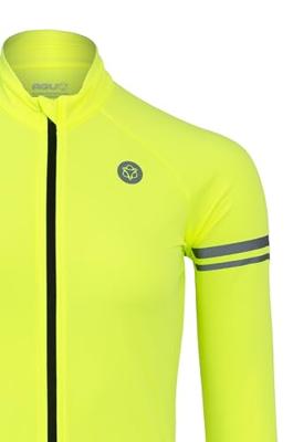 AGU Thermo Fietsshirt Lange Mouwen Essential Dames - Geel - XL