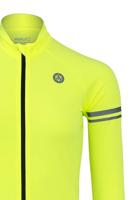 AGU Thermo Fietsshirt Lange Mouwen Essential Dames - Geel - XL - thumbnail