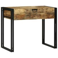 Kaptafels voor Slaapkamers met opslag Bruin Massief mangohout - thumbnail