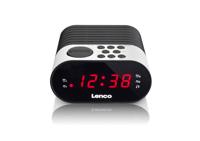 Lenco cr-07 wekkerradio wit - thumbnail