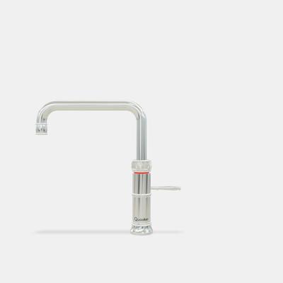 Quooker Classic Fusion Square Keukenkraan - Kokend - Warm & Koud Water - Kindveilige Dubbeldruk - Chroom