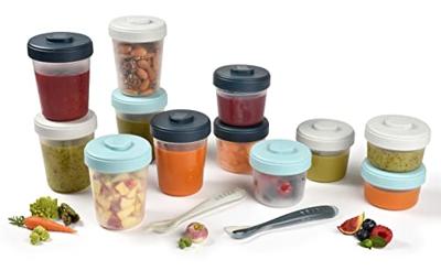 Set eerste maaltijd BEABA geassorteerde blauwe tinten (s Set eerste maaltijd BEABA geassorteerde blauwe tinten (s