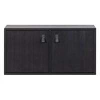 vtwonen Lower Case 2-deurs - Grenen - Zwart - 41x81x35 - thumbnail