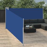 Windscherm uittrekbaar 100x1000 cm blauw - thumbnail