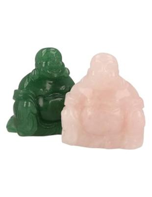 Boeddha van Rozenkwarts (5 cm)