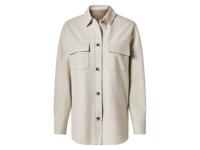 esmara Dames overhemd (Beige, M (40/42)) - thumbnail
