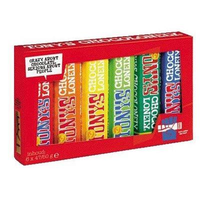 Chocolade tony chocolonely proeverijtje 6 repen | 12 stuks
