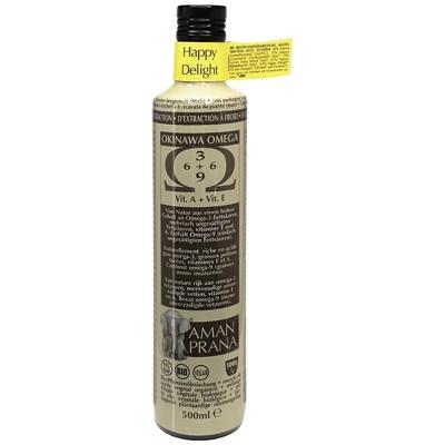 Amanprana Happy delight okinawa olie bio 500 Milliliter Amanprana Happy delight okinawa olie bio 500 Milliliter