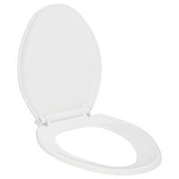 VidaXL Toiletbril soft-close met quick-release ontwerp wit - thumbnail