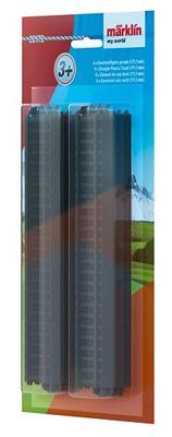 Märklin World 23188 H0 6-delige set kunststofrails, recht