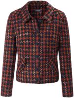 Bouclé-jasje in kort model met liggende kraag Van Basler multicolour - thumbnail