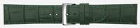 Horlogeband Poletto 454S.09.24 Leder Groen 24mm - thumbnail