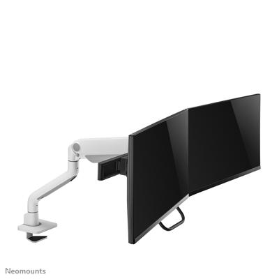 Neomounts ds75s-950wh2 full-motion desk mount, 2x 17" - 27", 8 kg, 100x100 mm, black
