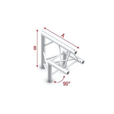 Showtec GT30 Driehoek truss 006 hoek 90g apex up
