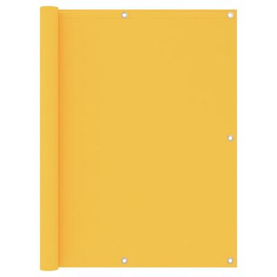 Balkonscherm 120x500 cm oxford stof geel