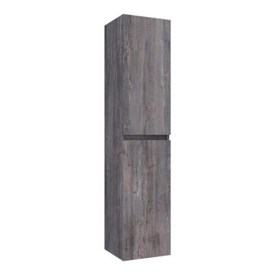 Brauer Joy - Hoge Kast - 160 cm - 2 Deuren - Greeploos - Links of Rechtsdraaiend - Driftwood