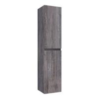 Brauer Joy - Hoge Kast - 160 cm - 2 Deuren - Greeploos - Links of Rechtsdraaiend - Driftwood - thumbnail