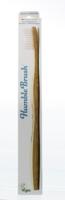 Tandenborstel bamboe medium wit - thumbnail