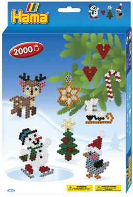 Hama Strijkkralen Kerst 2000 Stuks