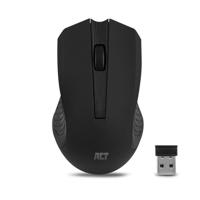 ACT AC5105 Draadloze Optische LED Muis | USB nano ontvanger | 1000 DPI | Zwart - thumbnail
