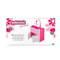Poppenbed Ledikant met Muziek My Beautiful Dollsroom - thumbnail