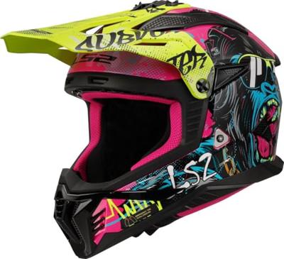 LS2 crosshelm "mx708 fast ii gorilla" helmet mx708 fast ii gorilla vi/ge gr. xl